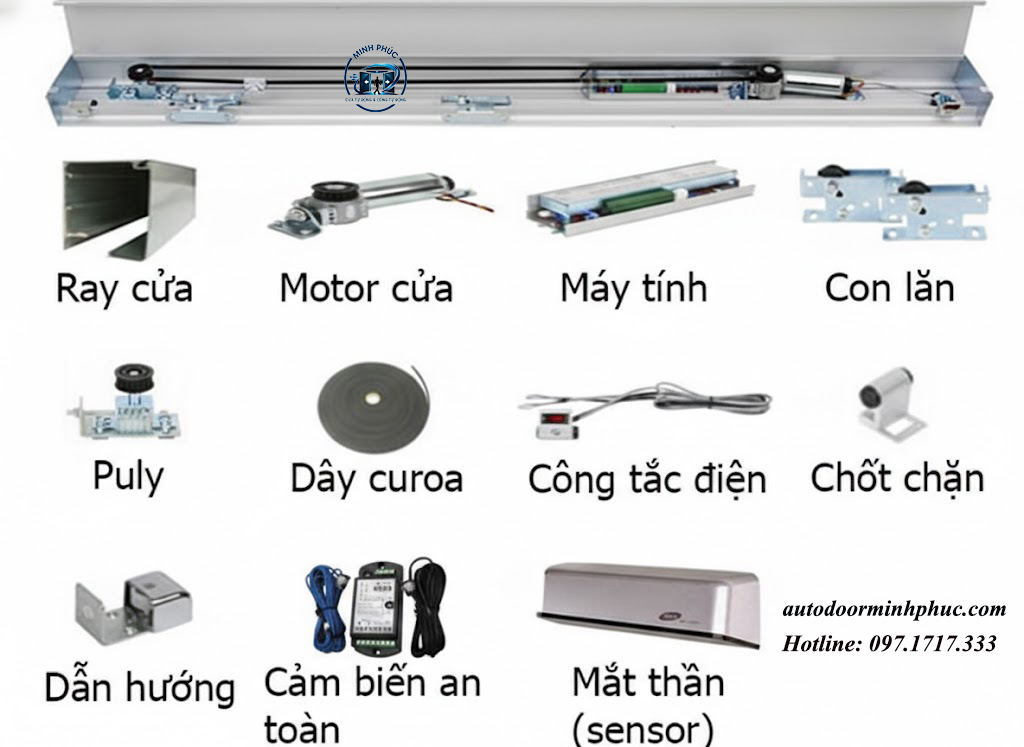 phụ kiện cửa tự động