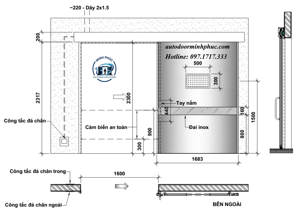 cửa tự động bệnh viện