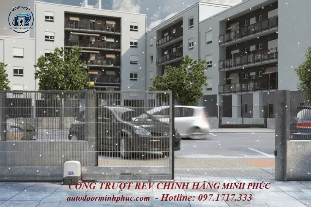 cổng trượt tự động