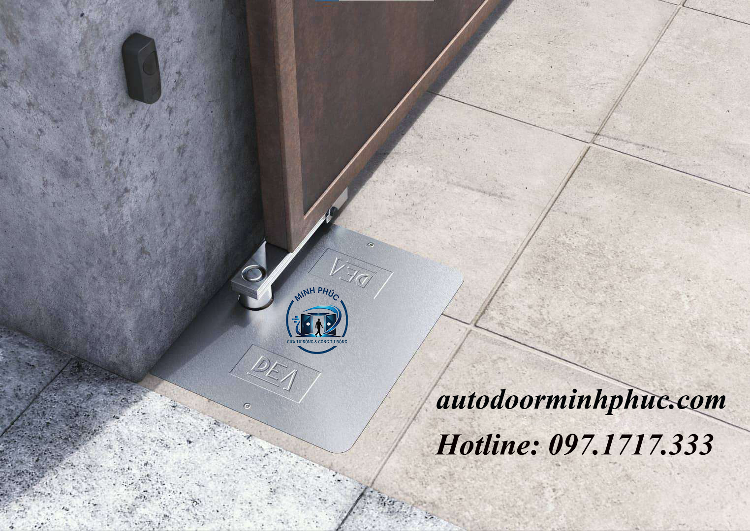 cổng tự động âm sàn