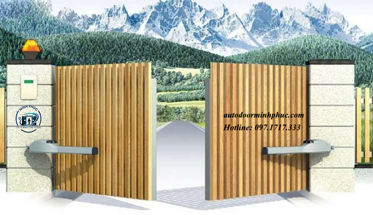 cổng tự động cánh tay đòn