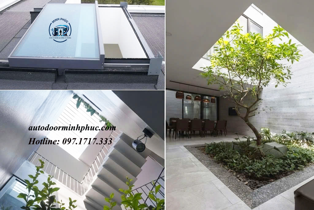 giếng trời tự động